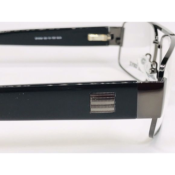 New Wide Guyz Gunmetal & Black SHANK Eyeglasses 60mm for The Stylish Large Man - Picture 7 of 12